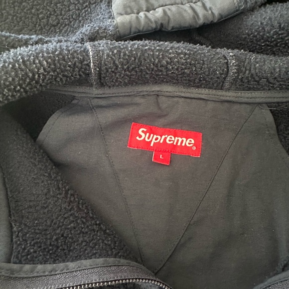 Supreme Polartec Hooded Half Zip Pullover - Picture 3 of 6